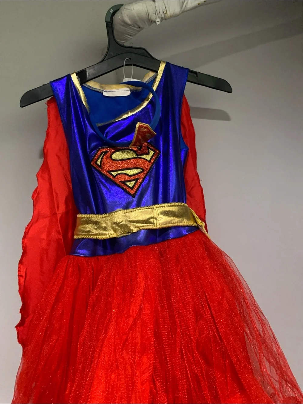 Girls superwoman Costume size small